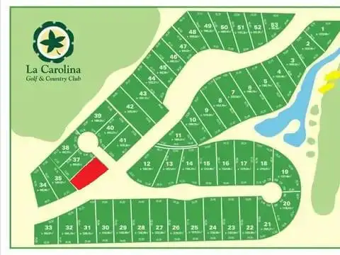 En venta terreno 966m2 La Carolina Golf & Country Club. Barrio cerrado. Acepta permuta.