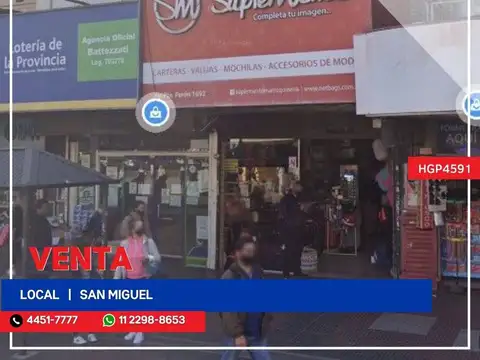Local - Venta - Argentina, San Miguel - Av. Pres. Juan Domingo Peron 1692