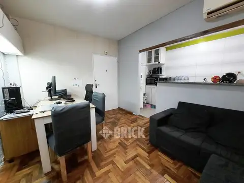 Departamento 2 ambientes con 1 baño