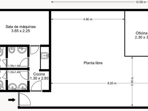 Oficina en Alquiler en Monserrat, USD 800