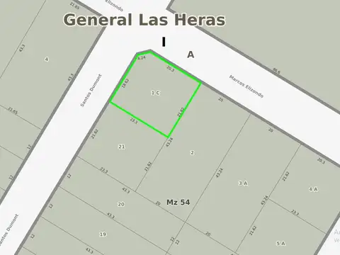 Terreno en Venta 23,30  mts Fondo