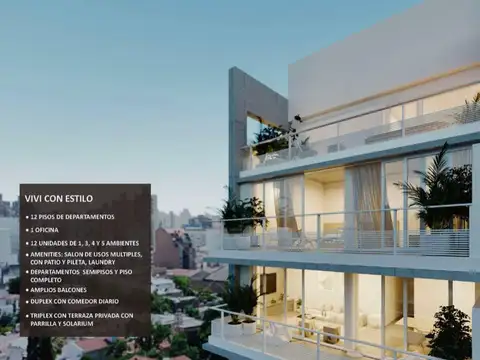 Departamento en Venta de 3 dormitorios