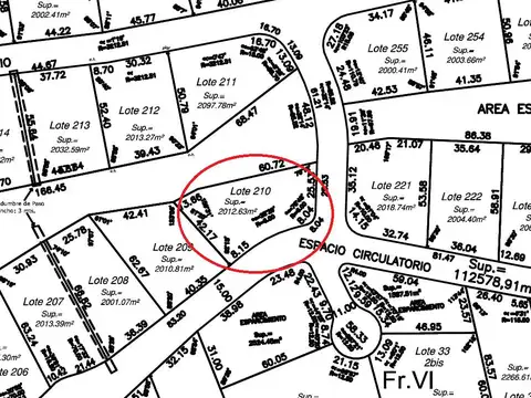Lote 210. Barrio La Elina, Comarcas de Luján.