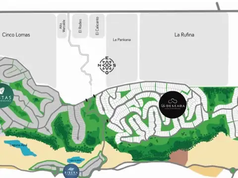 Lote en venta VISTAS DE LA DESEADA 1200M2