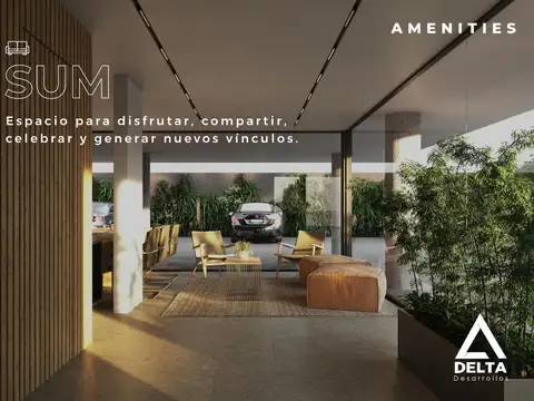 Departamento en Venta con 1 cochera