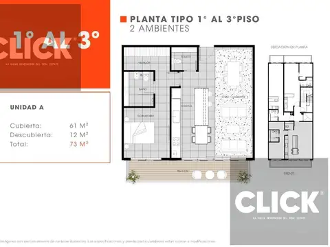 VENTA - 2 AMBIENTES  C/BALCÓN - POZO - BELGRANO