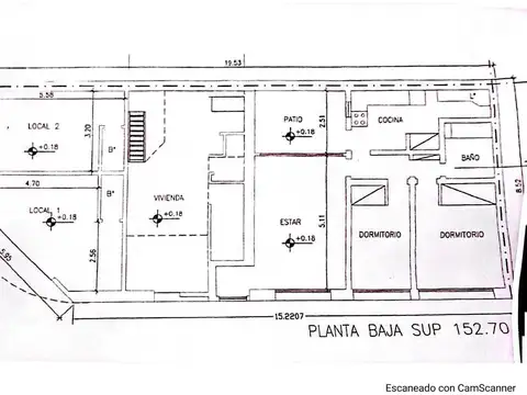 Terreno en Venta 8  mts Frente