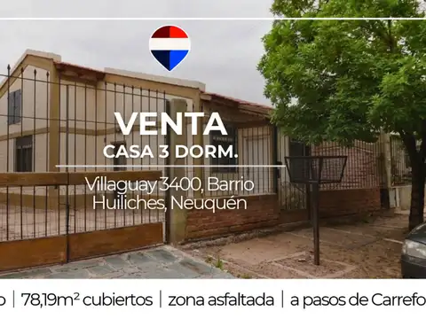 Venta casa 3 dormitorios bº huiliches neuquén