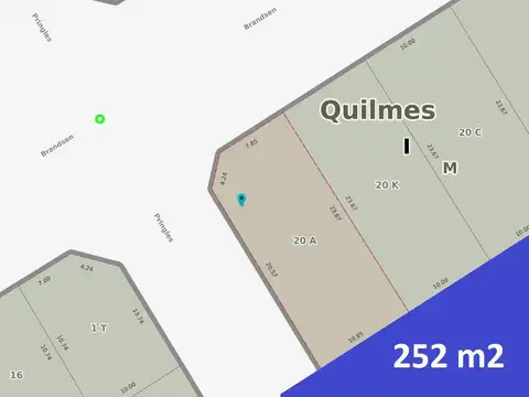 Terreno en Venta en Quilmes, USD 179.000