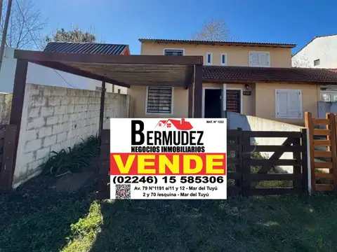 Casa en Venta en Mar del Tuyu, Partido de La Costa