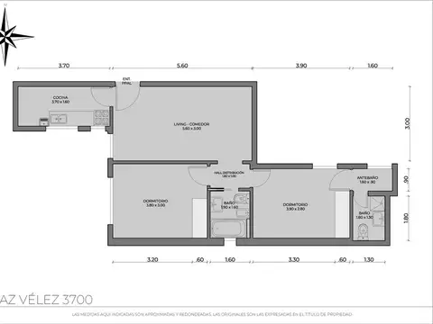 Departamento en Venta en Almagro, USD 94.000