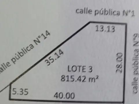 Acceso a Coronel Dominguez
