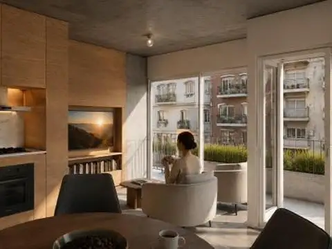 Departamento Monoambiente con 1 baño