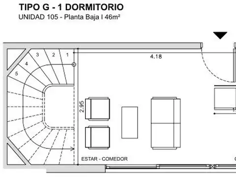 Venta apartamento a estrenar 1 dormitorio Pocitos pronto