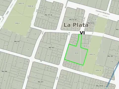 Terreno en Venta de 5429,0 m2