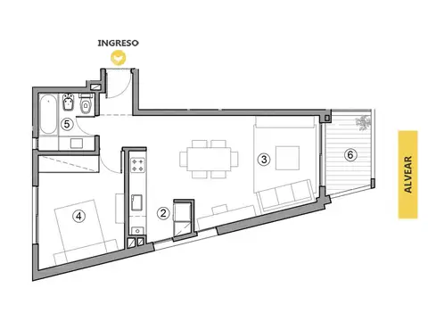Departamento en Venta en Nuestra Señora De Lourdes, Rosario