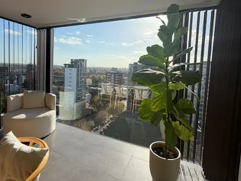 Departamento 2 ambientes con 2 baños