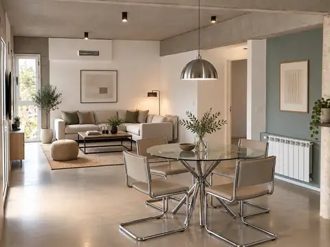 Departamento 3 ambientes con 2 baños