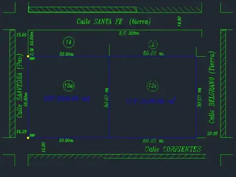 Terreno en Venta de 2500,0 m2