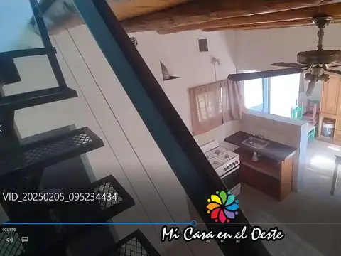Casa 3 ambientes con 1 baño