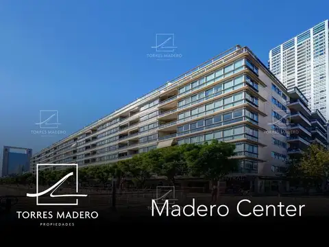 MADERO CENTER EXCELENTE PENTHOUSE DE 3 SUITES Y DEP. DE SERVICIO - VISTA AL DIQUE - 2 COCHERAS ! 
