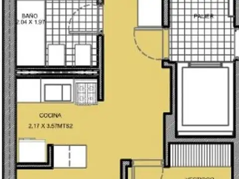 Departamento en Venta de 2 dormitorios