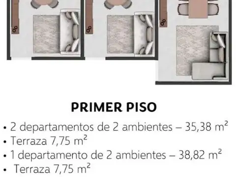 Carlos Gardel 2200, Piso 1