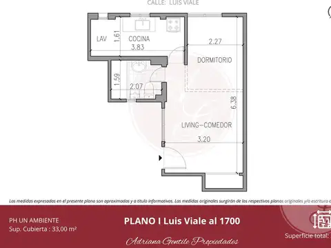 Departamento en Venta de Monoambiente