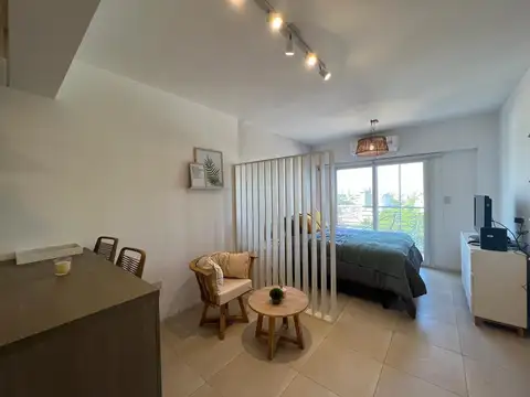 Departamento monoambiente amoblado en alquiler en Caballito