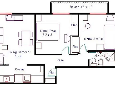 3 Amb. Alquiler En Nuñez A NUEVO mts. Cabildo/Subte