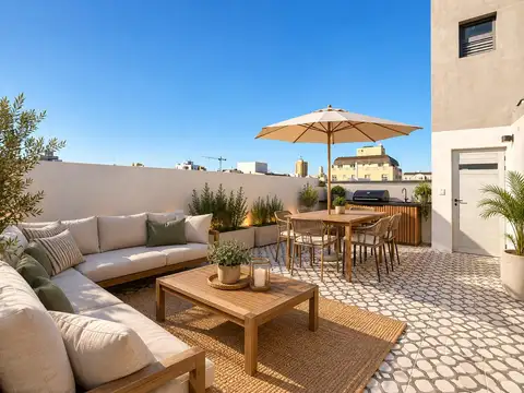 Departamento 2 ambientes con terraza a estrenar · Chauvin