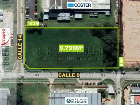 P IND PILAR - FRACC INDUSTRIAL DE 10.000 m2 - EN ESQUINA-