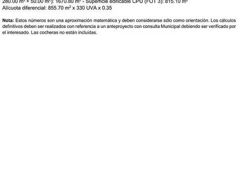 Terreno en Venta en Caballito, USD 1.050.000