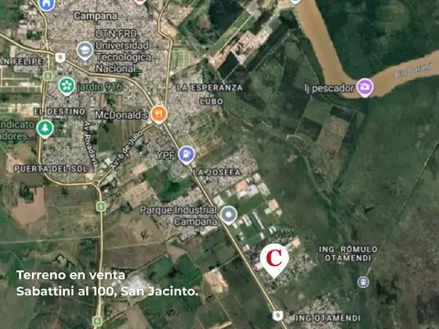 Terreno en Venta en San Jacinto  - Campana, USD 23.000