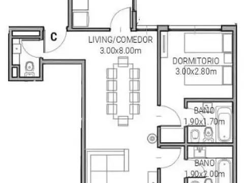 Rivadavia 15500, Piso 3