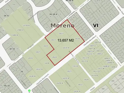 Lote de Terreno en Venta - Moreno - Gran Fracion
