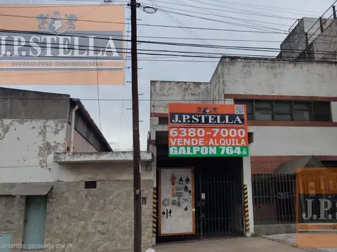 Galpón Industrial 764 m² en 2 Plantas - La Tablada