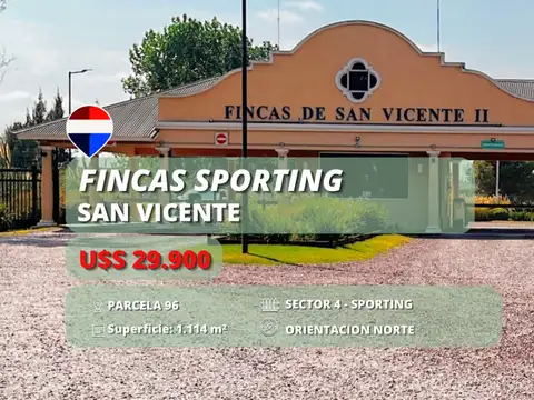 Terreno en Venta en Fincas de San Vicente, Canning