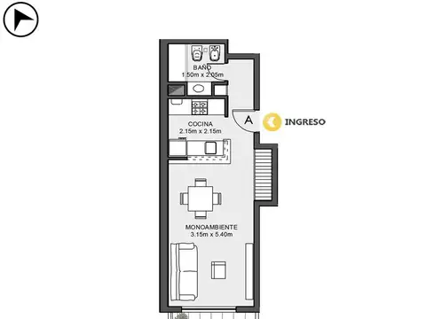 Departamento - Lourdes