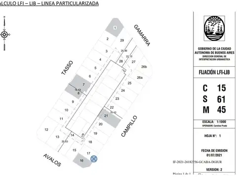 Terreno en Venta en Parque Chas, USD 199.000