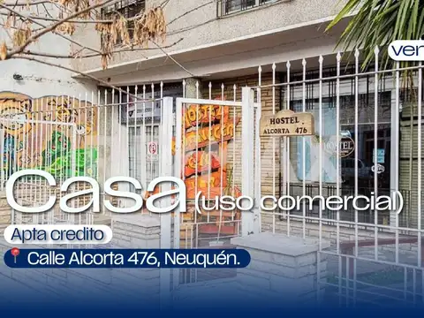 Venta casa sobre calle Alcorta  - Uso Comercial .