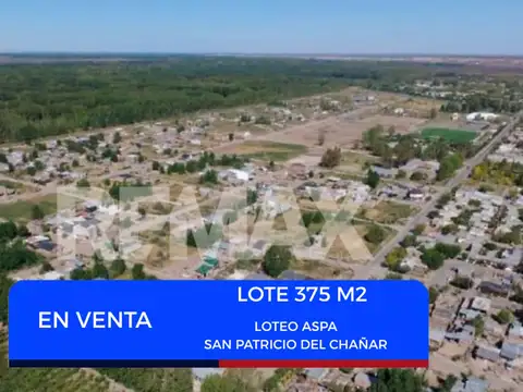 En venta lote aspa | san patricio del chañar