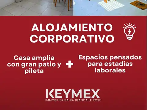 ¡OPORTUNIDAD DE INVERSION!  VENTA CASA  MAS ALOJAMIENTO CORPORATIVO ZONA NORTE DE BAHÍA BLANCA