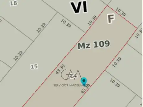 Lote en venta Punta Mogotes