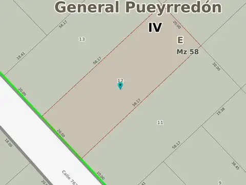 Lote de 20 x 58, a una cuadra del mar. CHAPADMALAL