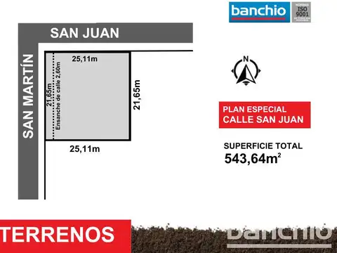 Venta Terreno apto Constructora - Centro Rosario