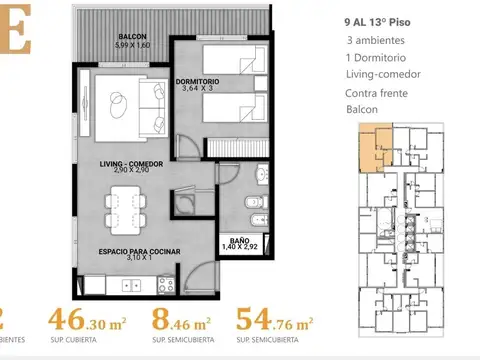 Departamento en Venta de 2 dormitorios