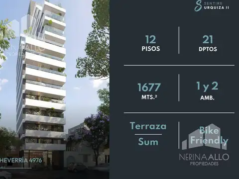 Departamento a Estrenar 2 ambientes Villa Urquiza en Pozo