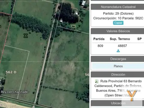 Campo en venta - 50.000Mts2 - Dolores