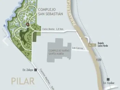 OPORTUNIDAD LOTE AL AGUA A9 San Sebastián MB en Countries/B.Cerrado (Escobar)